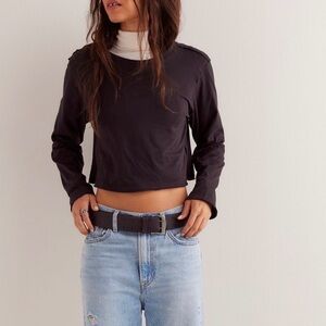 We The Free the perfect long sleeves, black, size small